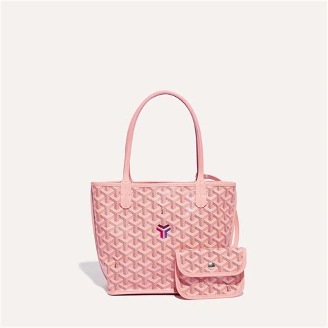 pink mini goyard